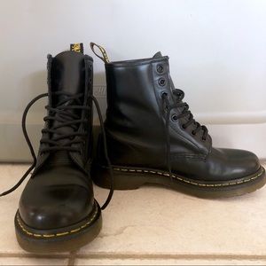 Black 1460 Dr. Martens Boots